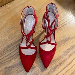 Jessica simpson red heels